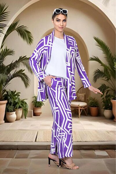 NEWCO 3 Piece Geometric Pattern Set – the New Summer Elegance”