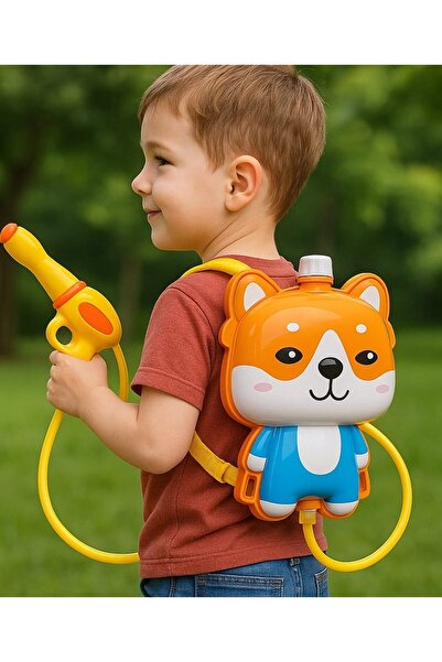 LRS STORE Sırt Çantalı Su Tabancası Pompalı Özel Hazneli Su Tüfeği 1000 ml 3-...