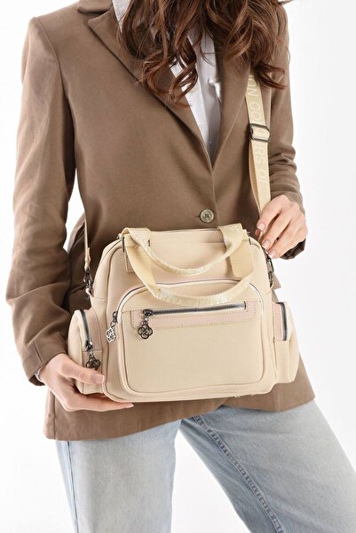 Berlin bags حقيبة كروس نسائية ذات مقصورات متعددة الأقسام من تشابي