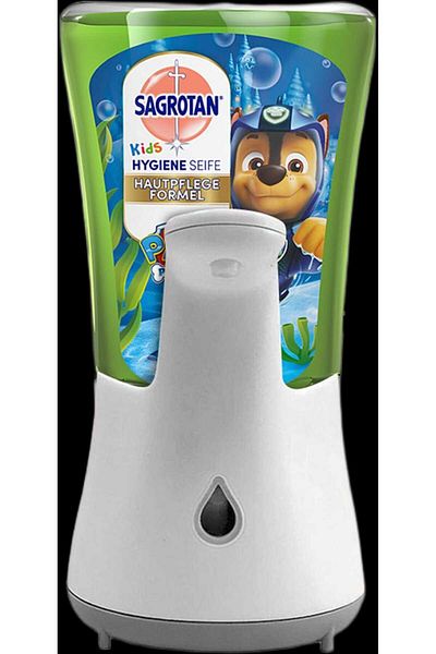 Dettol Sagrotan No Touch Kids Package: Liquid soap dispenser with sensor + 5 soap refills, 250 ml