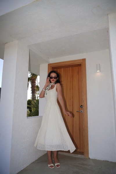 Eka Γυναικείο Μακρύ Φόρεμα Κίτρινο Βρόδε 0999-25134