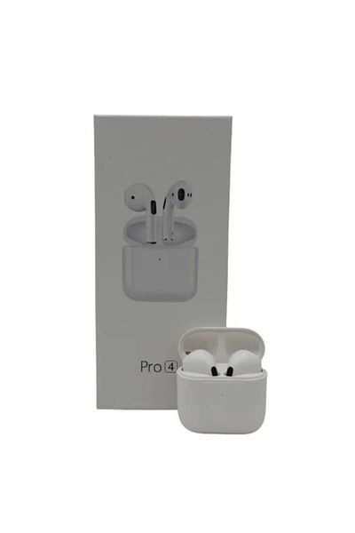 HOZRO Căști wireless PRO4 HOZRO, Bluetooth 5.0, Super Bass, Control tactil, Albe