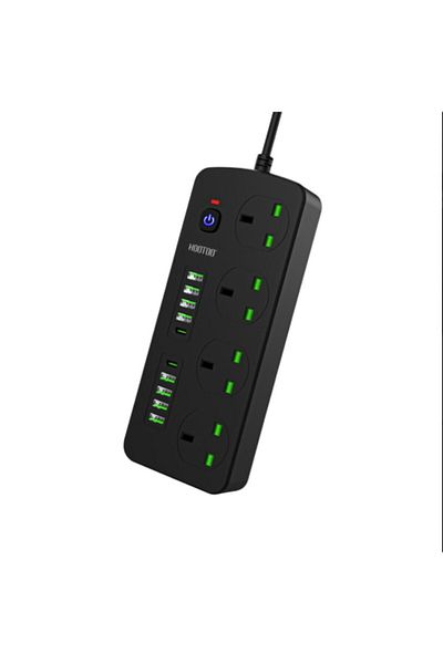 HooToo Hootoo Powerful 3500W Extension Cord 3 Meter - Black