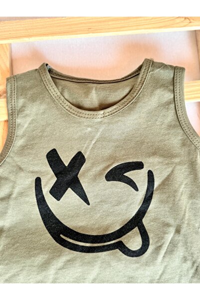 KapsülBebek 100% Organic Cotton Summer Baby Boy Set – Cool Printed Undershirt Shorts Set of 2, Modern Style