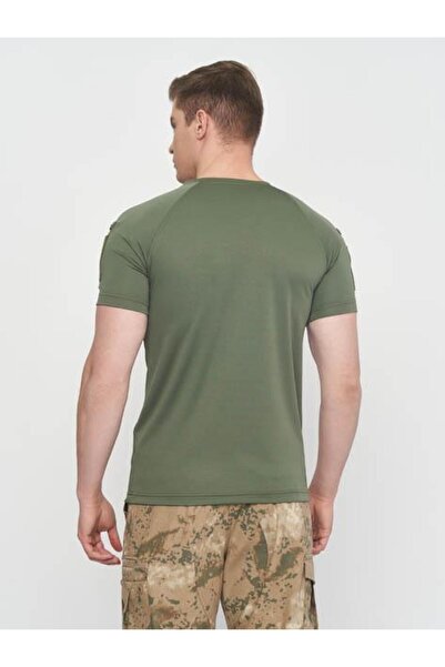 SINGLE SWORD SS Μπλουζάκι με κοντό μανίκι χωρίς γιακά – Ύφασμα LACOS