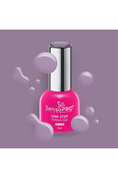 SensoPRO Milano Oja semipermanentă Brilliant într-un singur pas, 8 ml, gust extrem #38