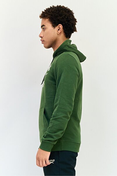 Reebok Men Sportswear Fit Long Sleeve Outdoor Sweatshirt, Green