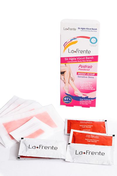 LA FRENTE 41 Piece Wax Band Set Sensitive Skin