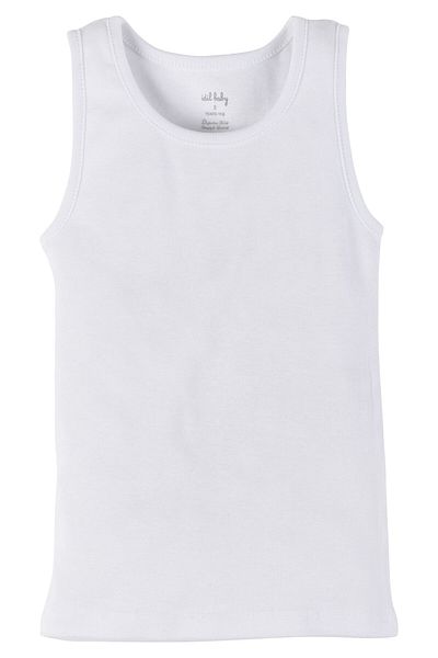 İdilbaby&Mamino İdi̇lbaby&Mamino White Boy's Basic Undershirt with Straps