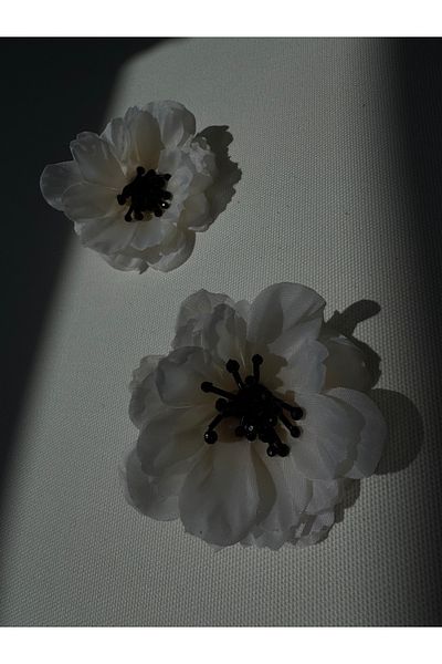 popcouturetr Maxi Linen Bead Earrings