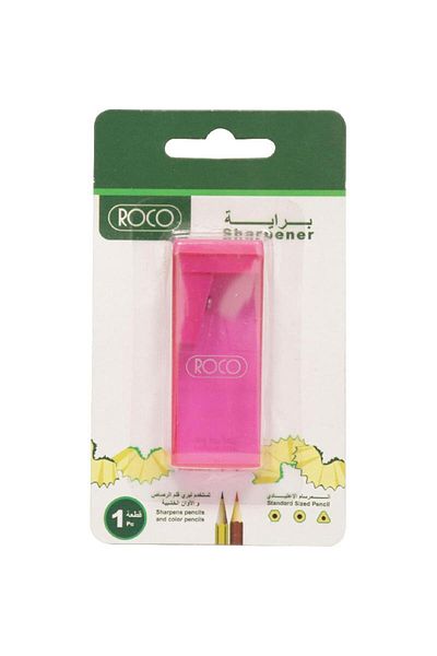 Roco Pocket Sharpener – Single Hole, Pink