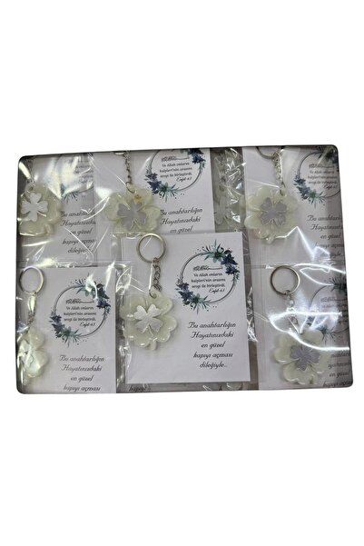 Butik Center سلسلة مفاتيح بطاقة بوتيك سنتر 10 قطع