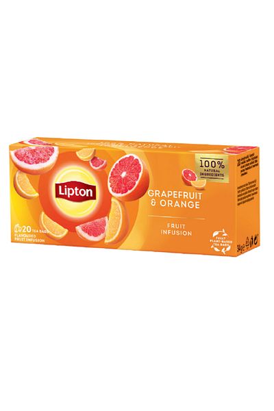 Lipton Ceai Lipton grapefruit si portocale, 20plicuri