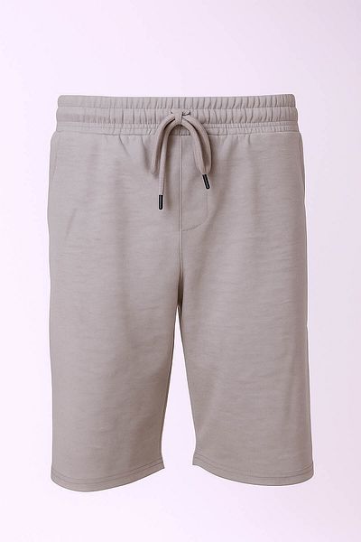 trender Pantaloni scurți pentru bărbați din bumbac pieptănat gri 5900