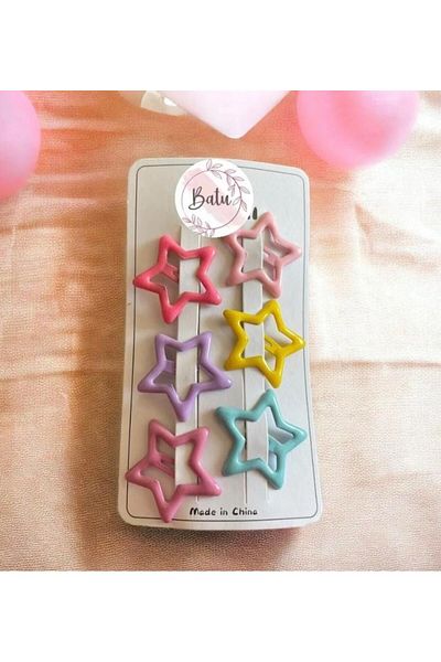 Batu Star Snap Buckle Set of 6