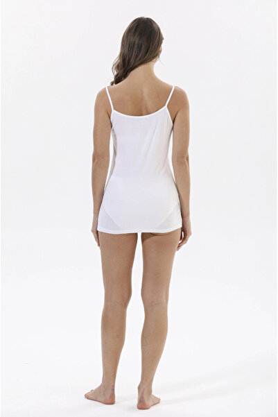 5.MEVSİM Star Bamboo Rope Strap Undershirt - Pack of 2