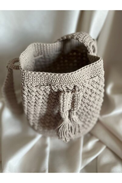 İhtiyacımVar Shoulder Bag, Useful Inside Large Unlined Pocket Bag