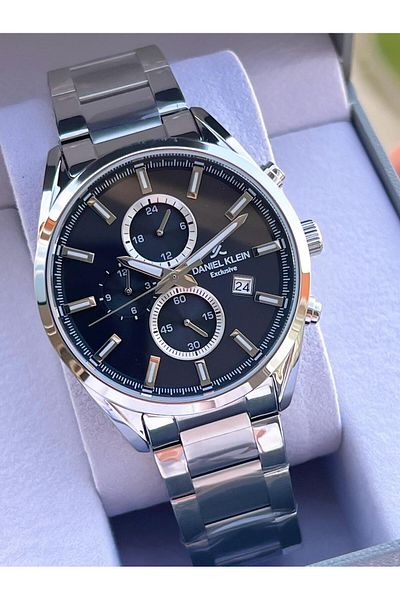 Daniel Klein Men's Wristwatch Vs.Blkt.0407