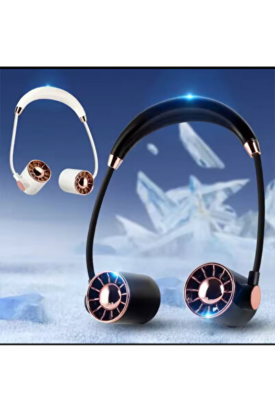 Voground Boyun Fanı Üç Modlu Katlanabilir USB Şarjlı Spor Fan Yeni Model Komp...