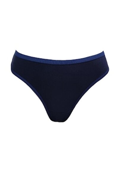 Ioana boutique Chiloți brazilieni din bumbac, CH2222, bleumarin, L