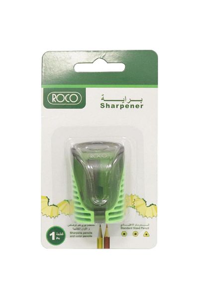 Roco Pocket Sharpener – Single Hole, Green