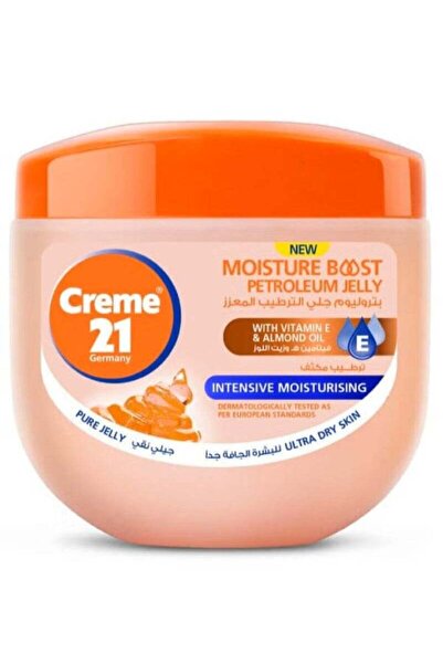 Creme 21 كريم 21 بتروليوم جلي الترطيب المعزز بفيتامين E وزيت اللوز - 300 مل