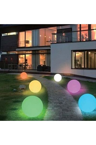 OEM Lampă solară sferică RGB cu telecomandă Ø35 cm