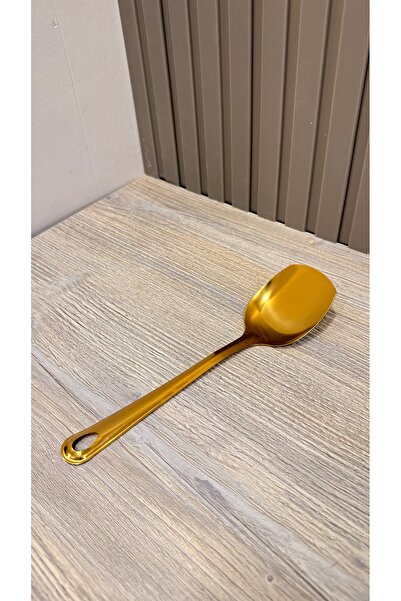 Snow Homs 4 Piece Spatula, Ladle, Colander, Slice Spatula Set Steel Stainless Multi-Purpose