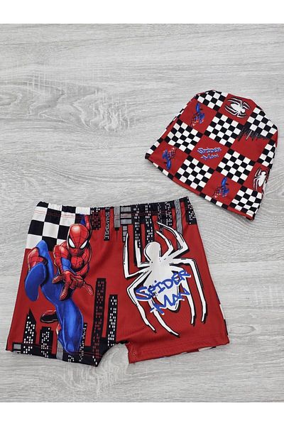 MODA Spiderman Swimsuit Children Swimwear