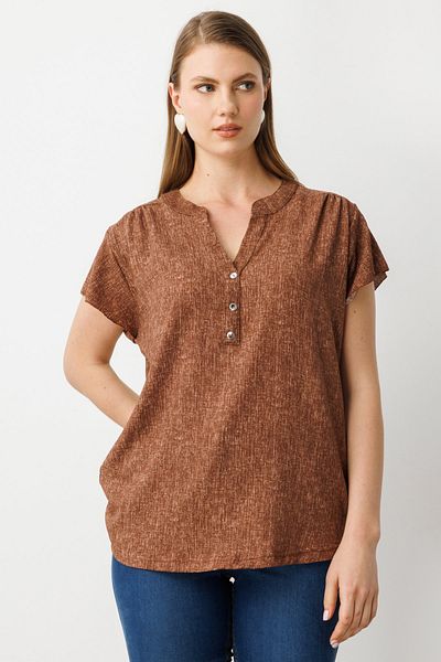 ON Hakim Collar Large Size Blouse