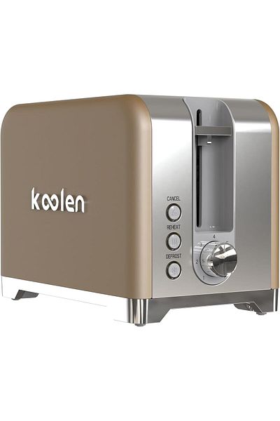 Koolen Limited Line Double Stainless Steel Toaster 930W, Gold