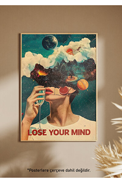 One Little Happiness LOSE YOUR MIND Poster Estetik Duvar Posteri , Çerçevesiz...