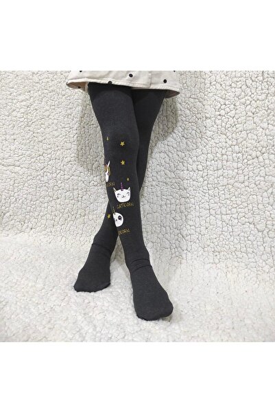 DÜVEN Unicorn Party Medium Thick Mousse Girls' Pantyhose-Unicorn Külmelange Pantyhose