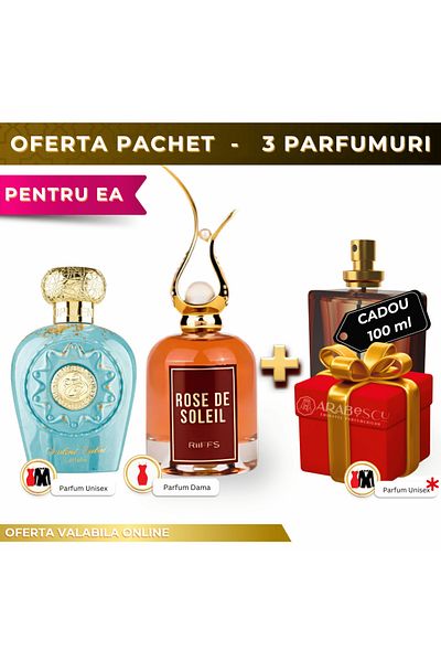 lattafa Opulent Dubai + Rose Soleil + Perfume Gift