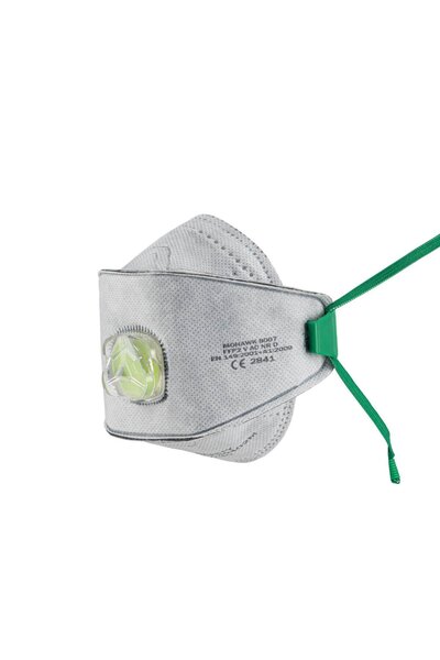 Zagor   7007 Ventilli Aktif Karbonlu FFP2 Konik Solunum Maskesi