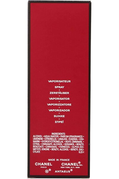 Chanel Antaeus Pour Homme Eau de Toilette 100ml