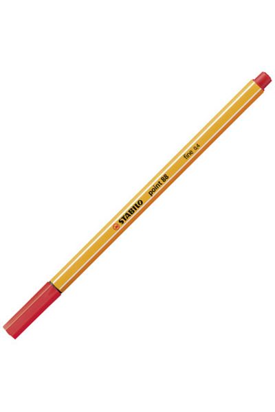 Stabilo - Fine Felt Tip Pen - Point 88 - Red