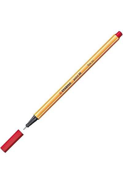 Stabilo - Fine Felt Tip Pen - Point 88 - Red
