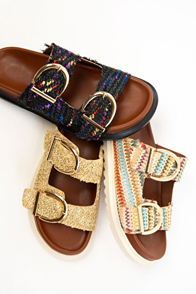 SOHO Straw Women's Slippers 20698