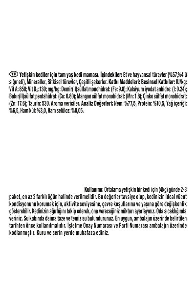 Gourmet Karışık Kıyılmış Konserve Yetişkin Kedi Yaş Maması 24 X 85 gr