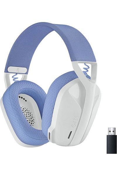 logitech Logitech 981- 001074   G435 White-Lilac Lightspeed ​​Wireless Gaming Headset with Microphone