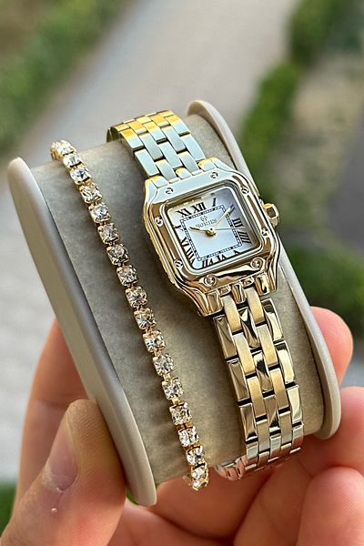 Homies Women's Watch Original Steel Cord with Gift Box and Bracelet Gift