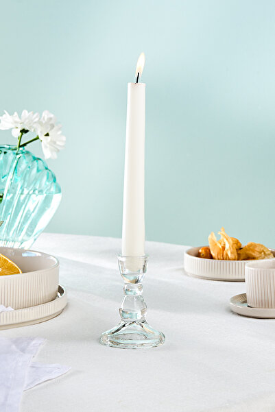 Karaca Marine Cam Şamdan Şeffaf 6,5x6,5x9 cm