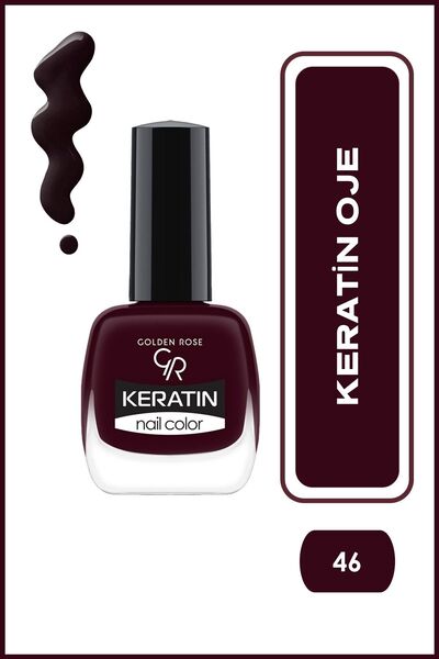 Golden Rose Keratin Nail Color 46 Keratin Oje 10,5 ml