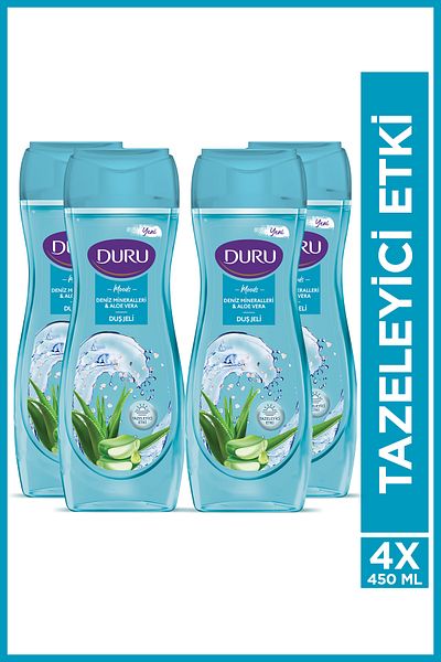 Duru Moods Sea Minerals & Aloe Vera Shower Gel 4X450Ml