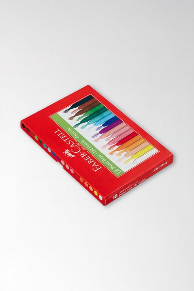 Faber Castell Pastel Paint, 18 Colors, Soft and Vibrant Colors, Comfortable to Use, for Artistic and Educational Activities