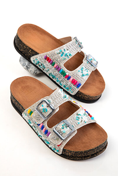 SOHO Gümüş Kadın Terlik 20709