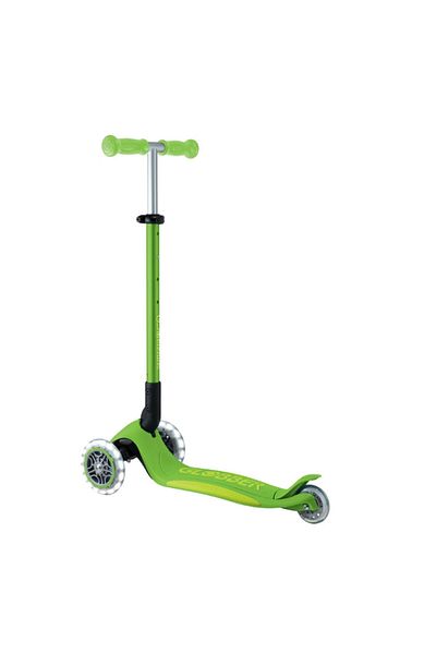 Globber Elite Deluxe Lighted Scooter Apple Green 439-606