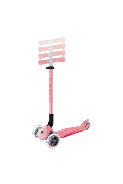 Globber Elite Deluxe Lighted Scooter Pastel Pink 439-710