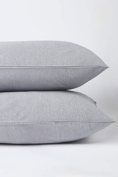 Trendyol Collection 2-Piece Gray Pillow Case 50X70Cm Tphss25Yk00001